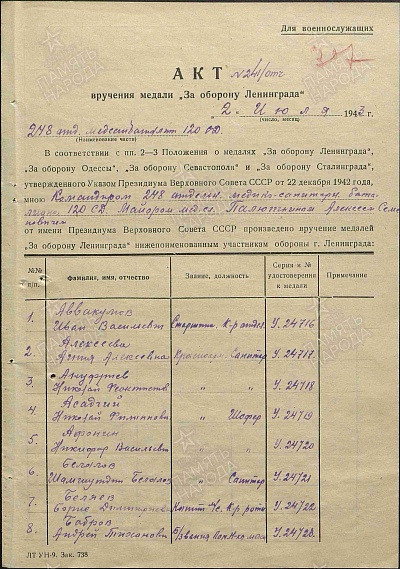 МОИ ПРАБАБУШКА И ПРАДЕД – ГЕРОИ!